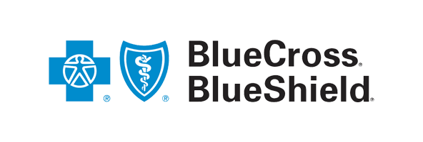 Logo of blue cross blue shield, a health insurance company.